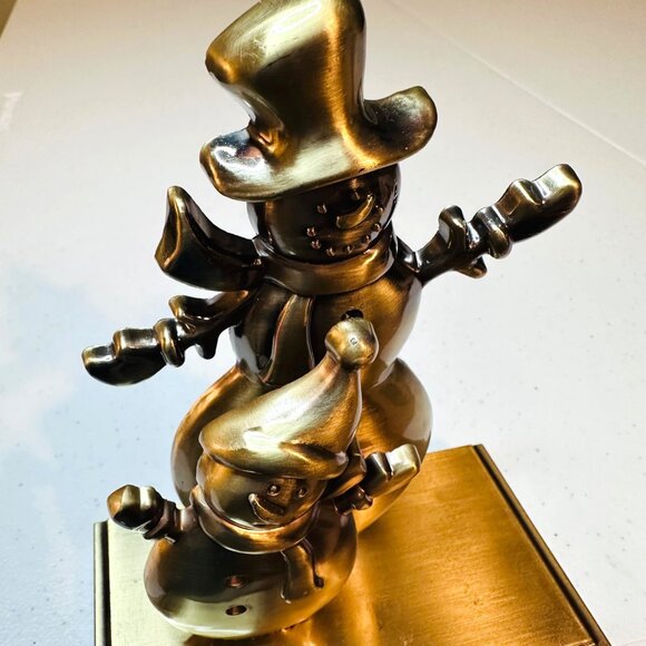 Snowman Stocking holder Christmas holiday snowman stocking hanger decoration - Picture 9 of 11